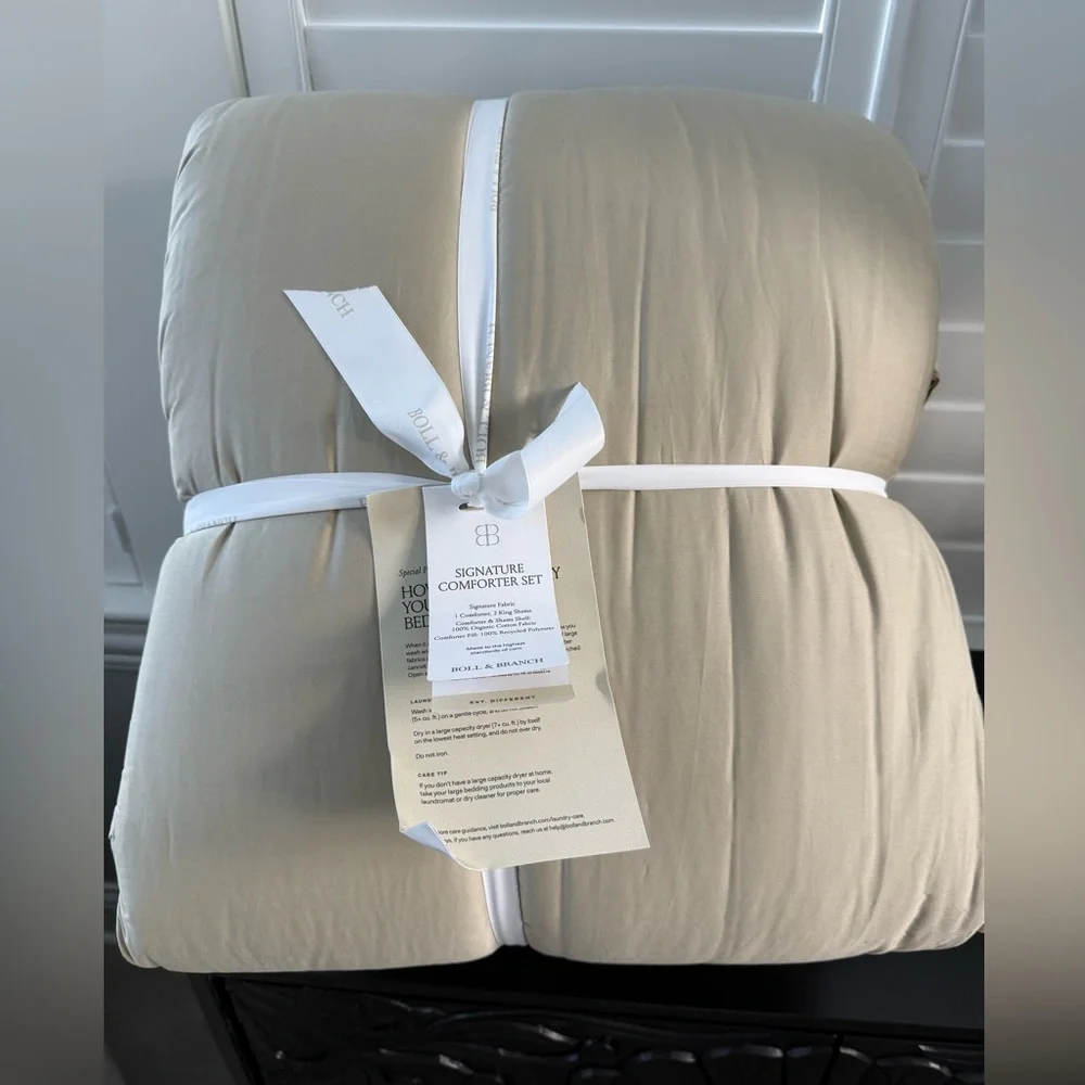 Boll & Branch NWT Signature Comforter & Shams🔥No Offer Item🔥